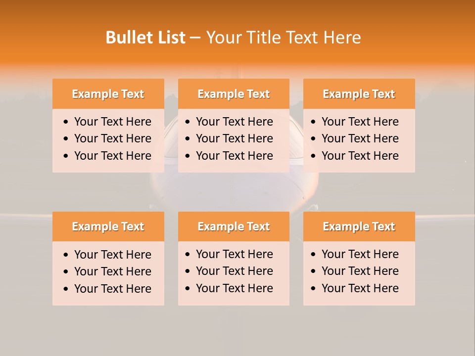 Corporate Jet PowerPoint Template
