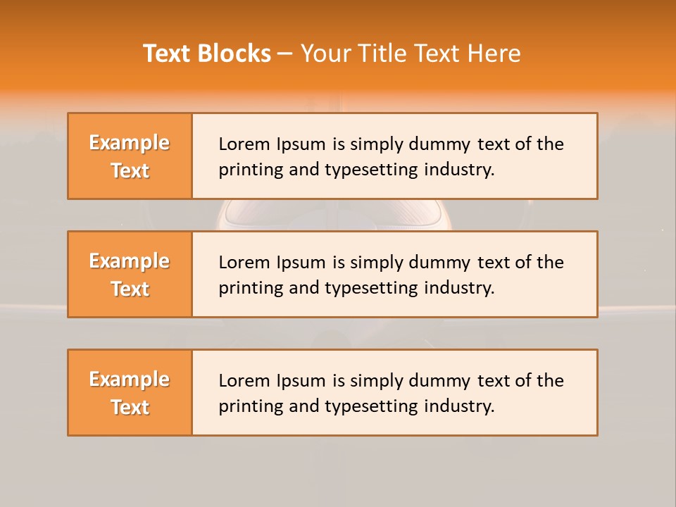 Corporate Jet PowerPoint Template
