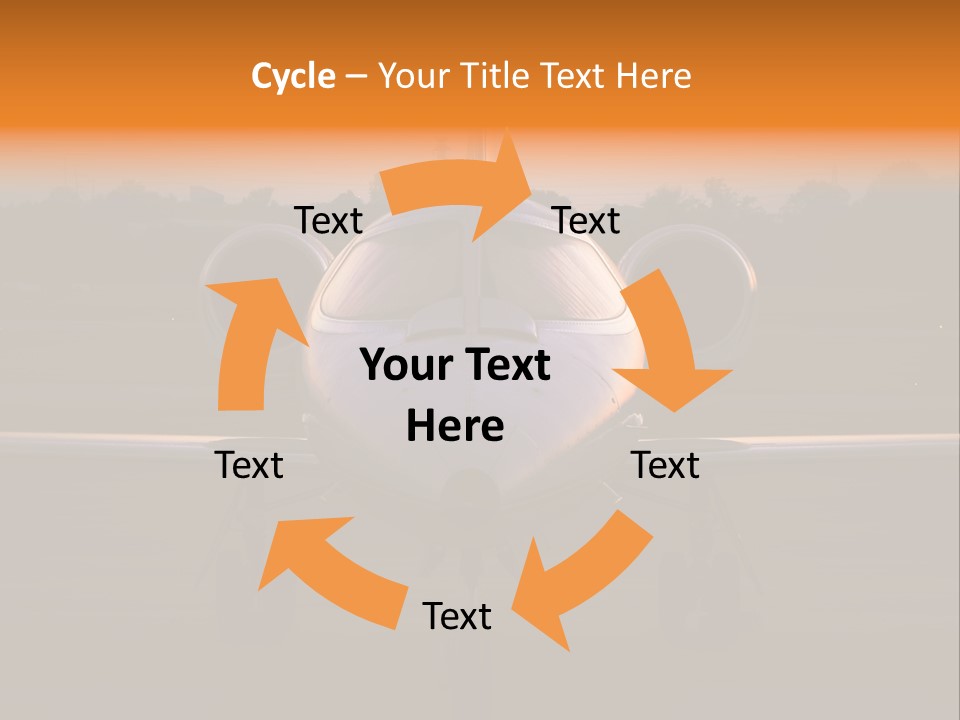 Corporate Jet PowerPoint Template