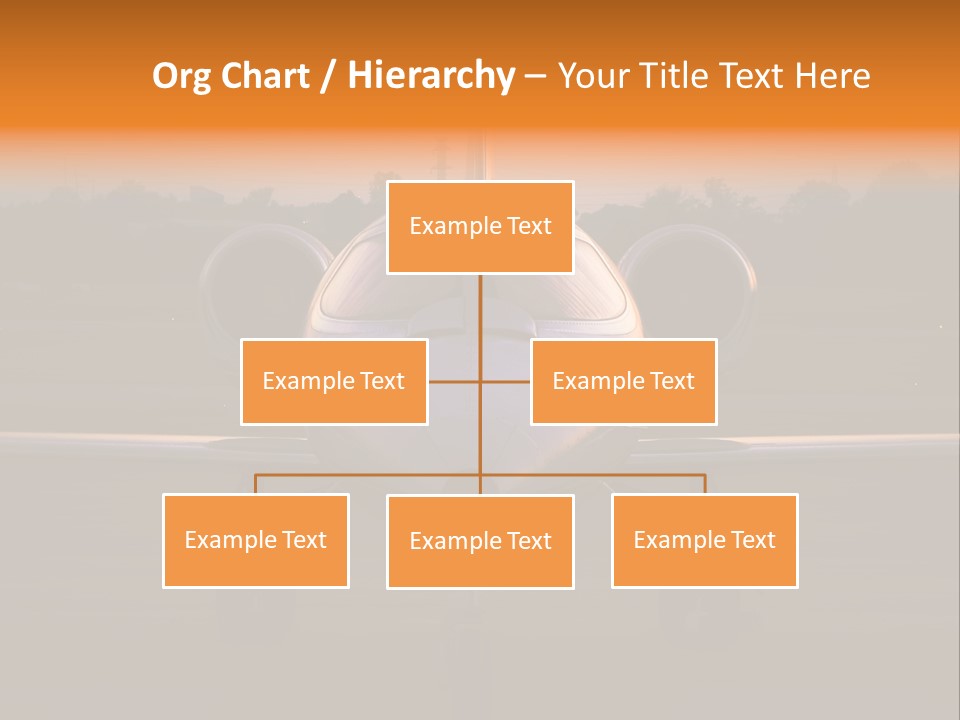 Corporate Jet PowerPoint Template