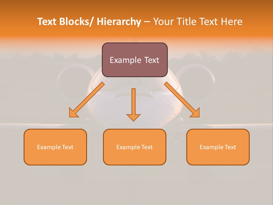 Corporate Jet PowerPoint Template