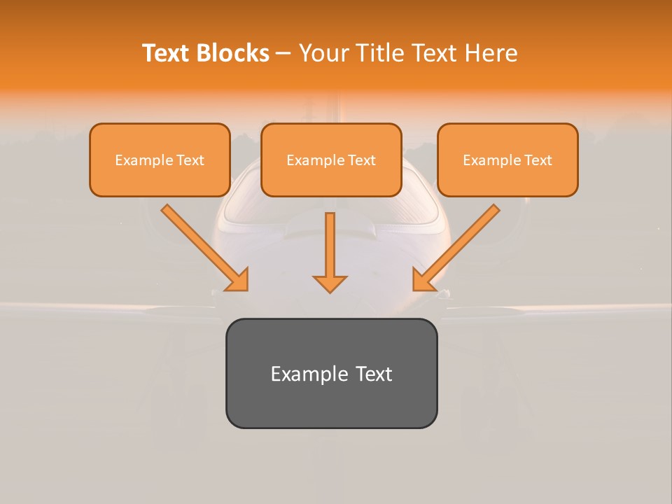 Corporate Jet PowerPoint Template