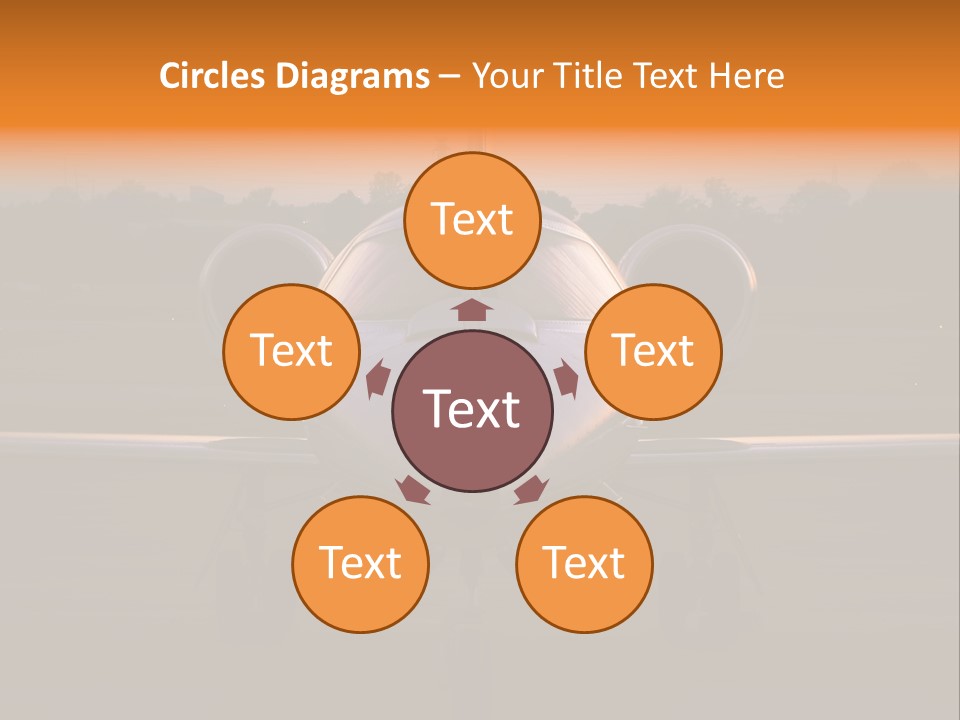 Corporate Jet PowerPoint Template