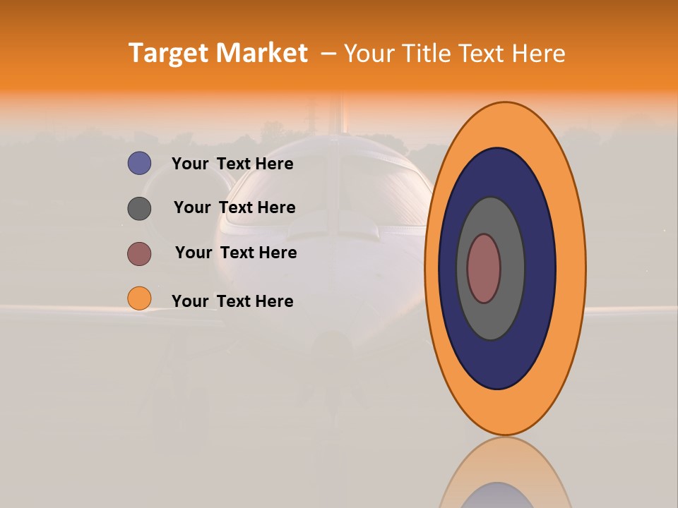 Corporate Jet PowerPoint Template