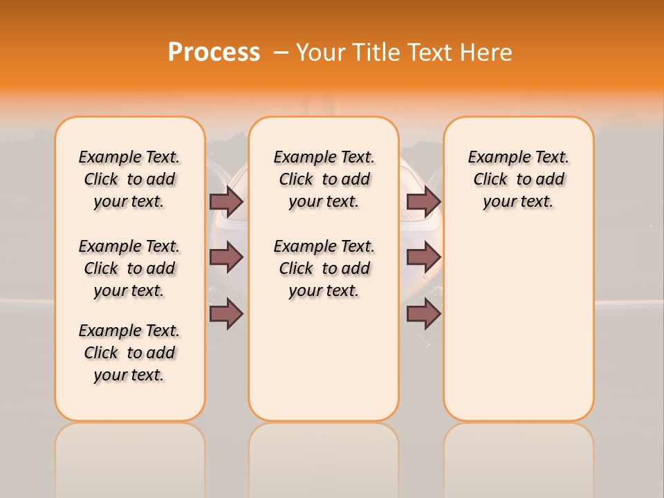 Corporate Jet PowerPoint Template