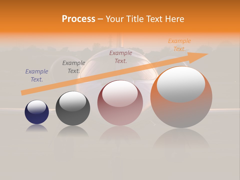 Corporate Jet PowerPoint Template