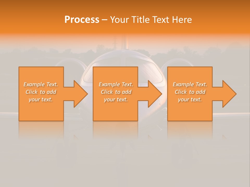 Corporate Jet PowerPoint Template