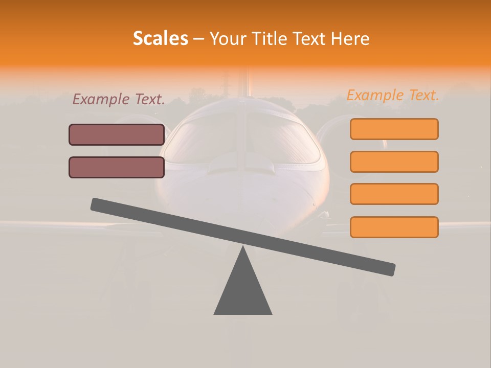 Corporate Jet PowerPoint Template