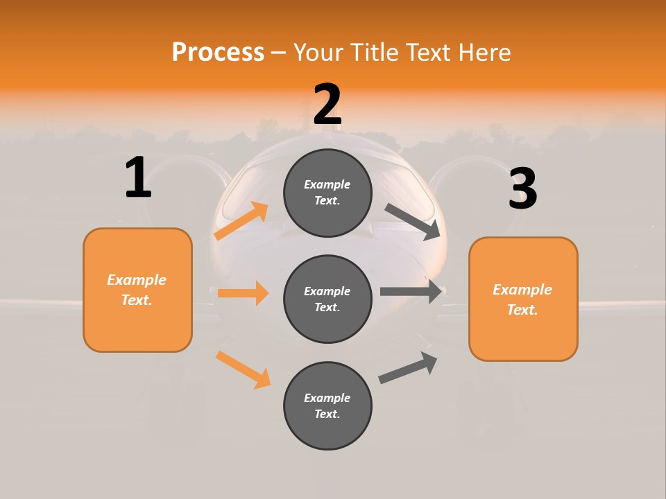 Corporate Jet PowerPoint Template