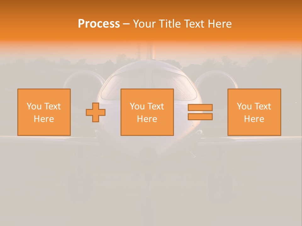 Corporate Jet PowerPoint Template