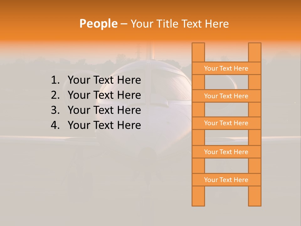 Corporate Jet PowerPoint Template