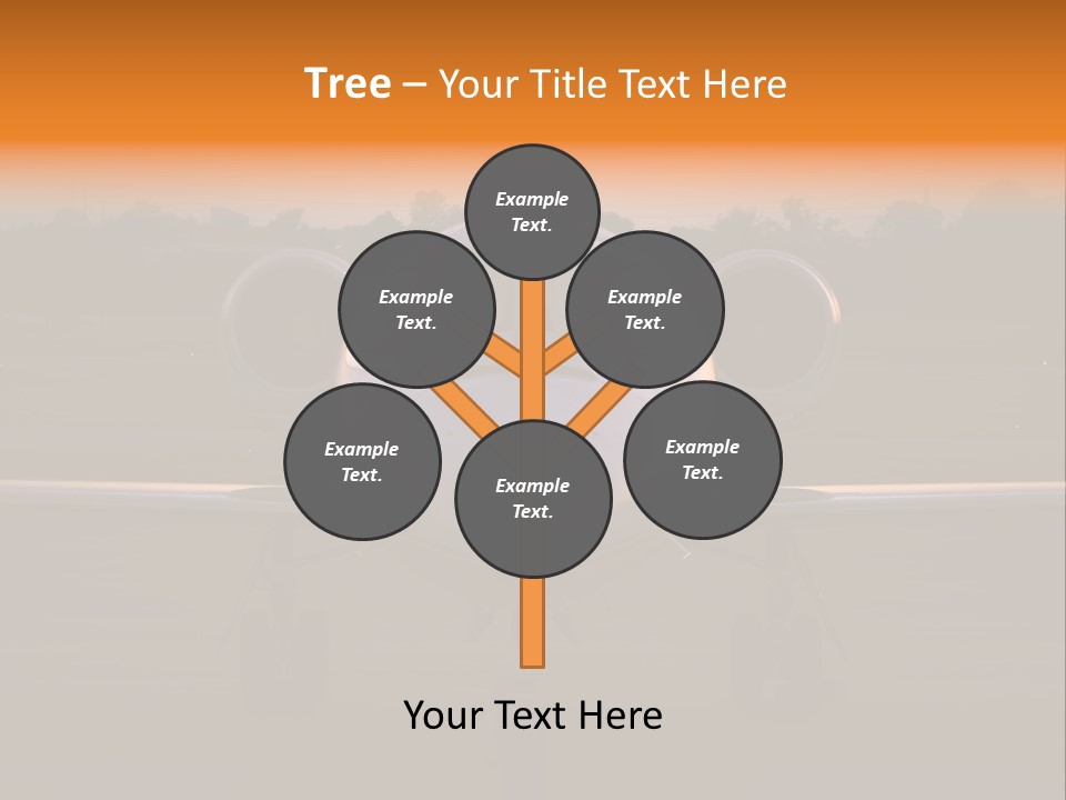 Corporate Jet PowerPoint Template