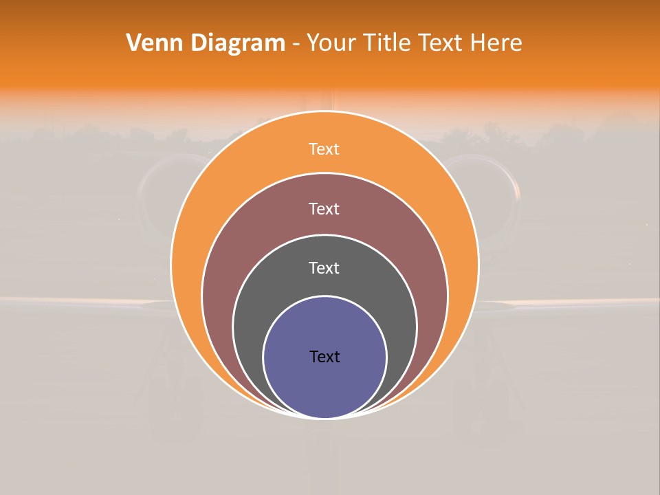 Corporate Jet PowerPoint Template