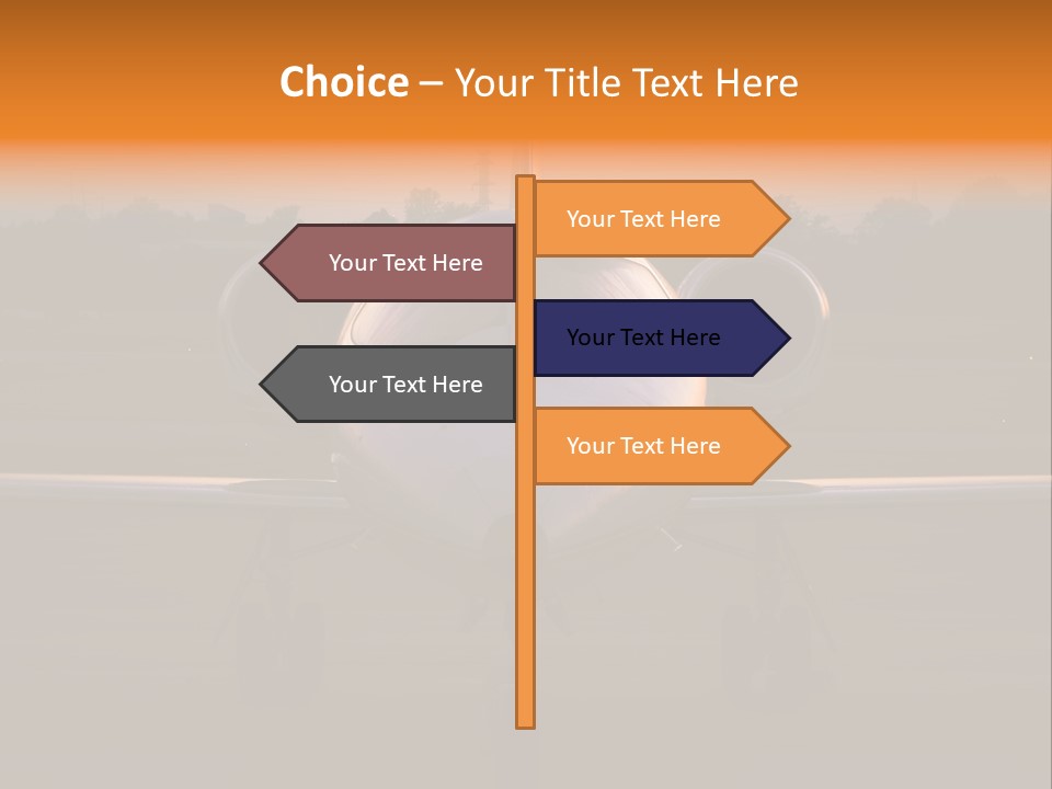 Corporate Jet PowerPoint Template