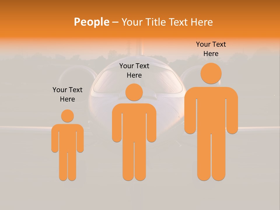 Corporate Jet PowerPoint Template