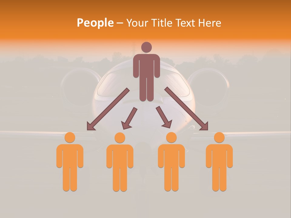 Corporate Jet PowerPoint Template