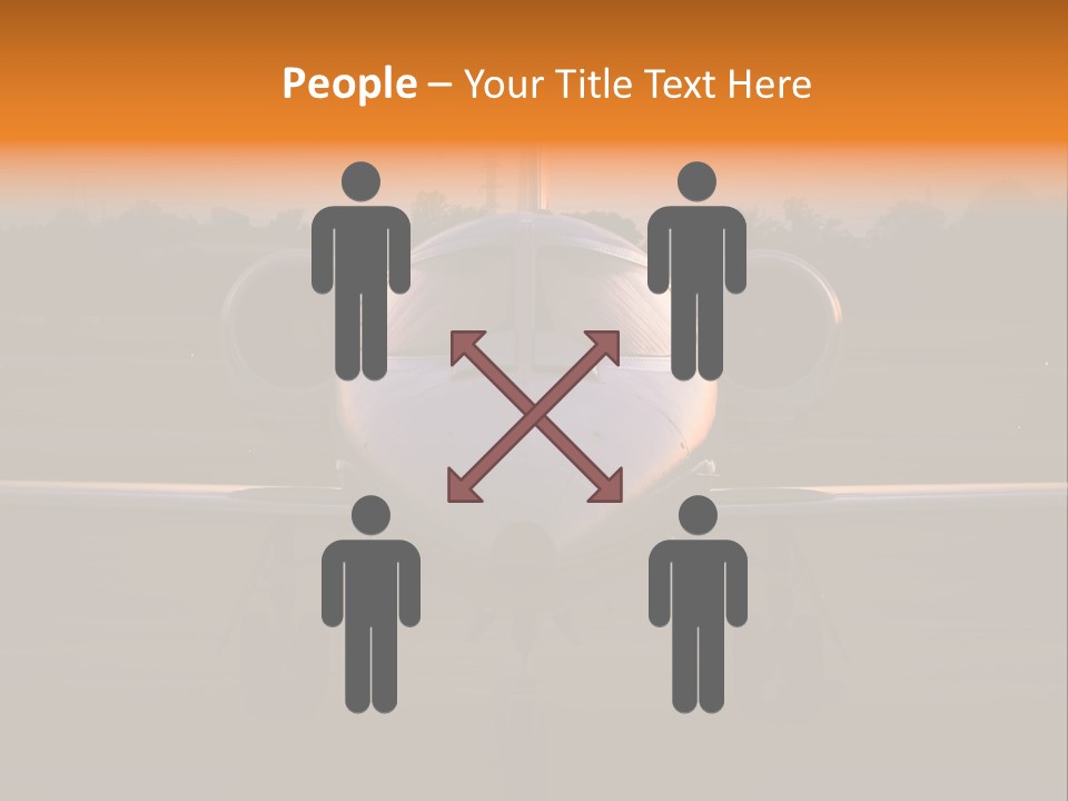 Corporate Jet PowerPoint Template