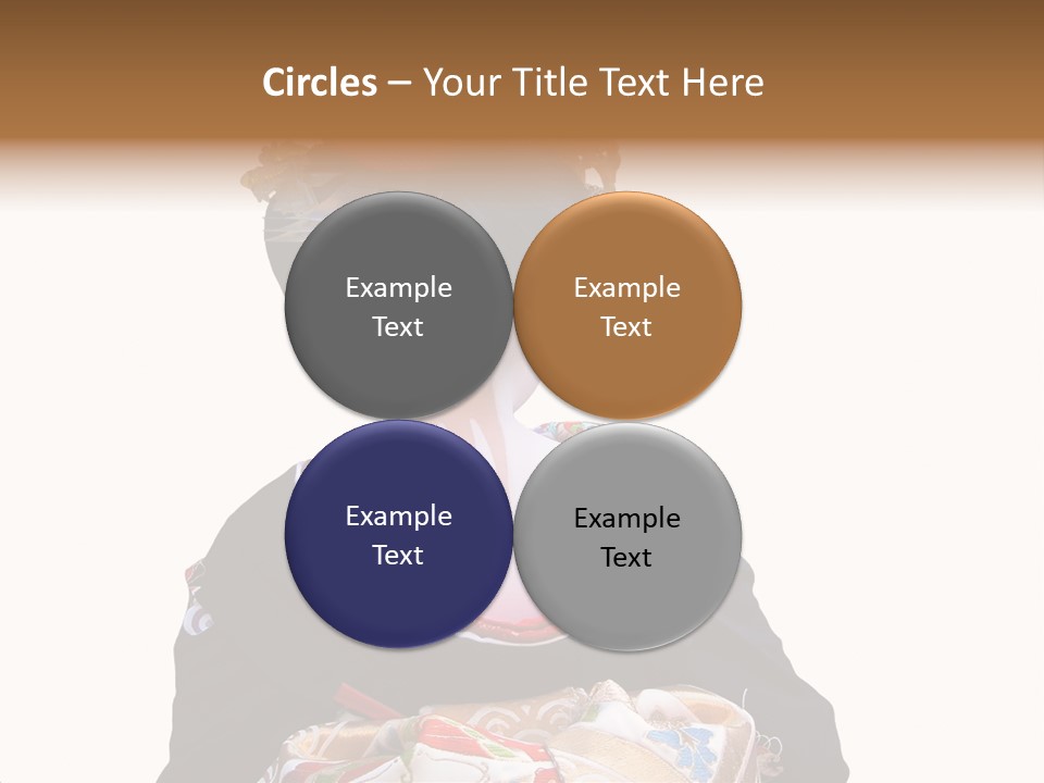 Unusual And Very Characteristic Painted Neck Of A Geisha.,Over White Background. PowerPoint Template