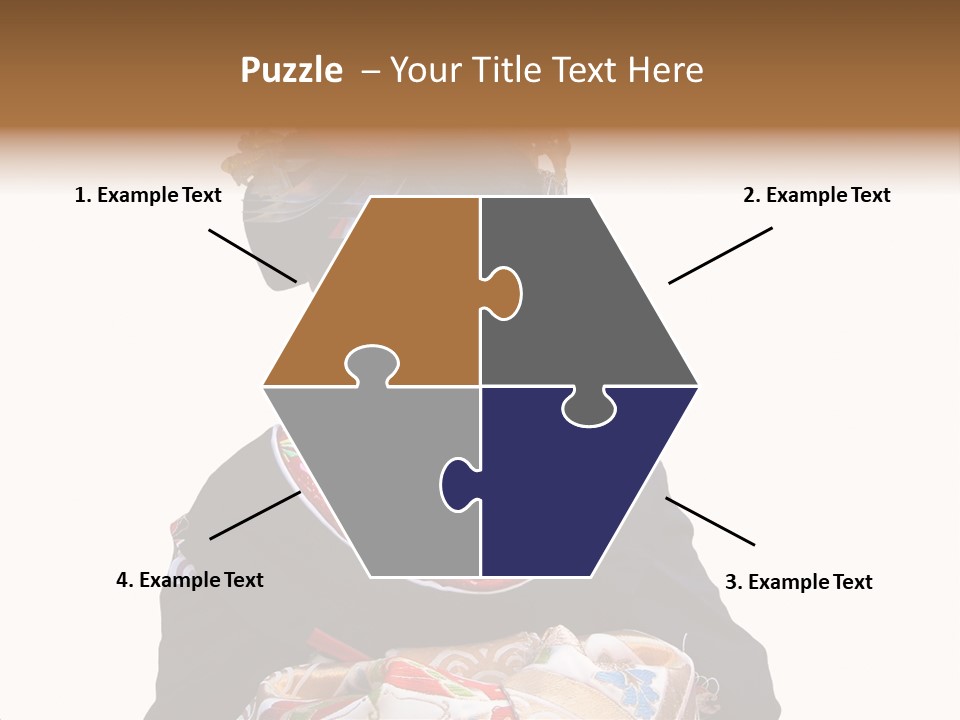 Unusual And Very Characteristic Painted Neck Of A Geisha.,Over White Background. PowerPoint Template