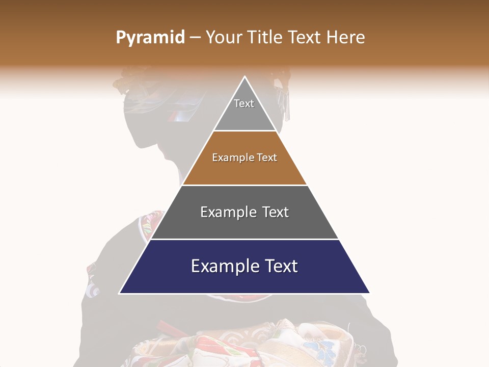 Unusual And Very Characteristic Painted Neck Of A Geisha.,Over White Background. PowerPoint Template