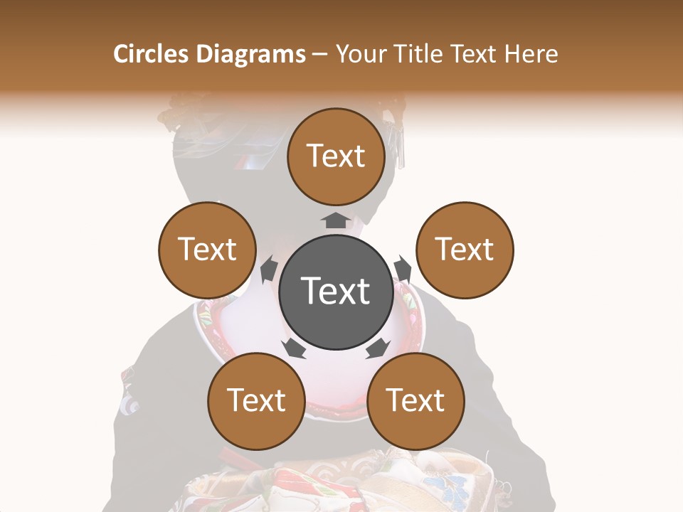 Unusual And Very Characteristic Painted Neck Of A Geisha.,Over White Background. PowerPoint Template