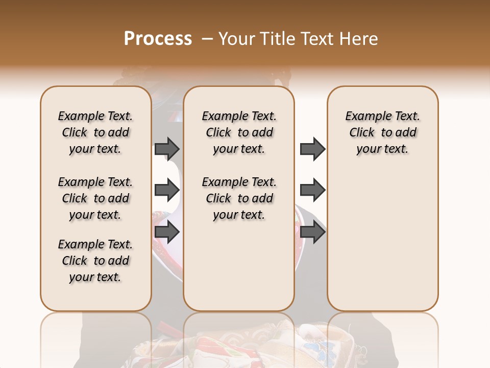 Unusual And Very Characteristic Painted Neck Of A Geisha.,Over White Background. PowerPoint Template