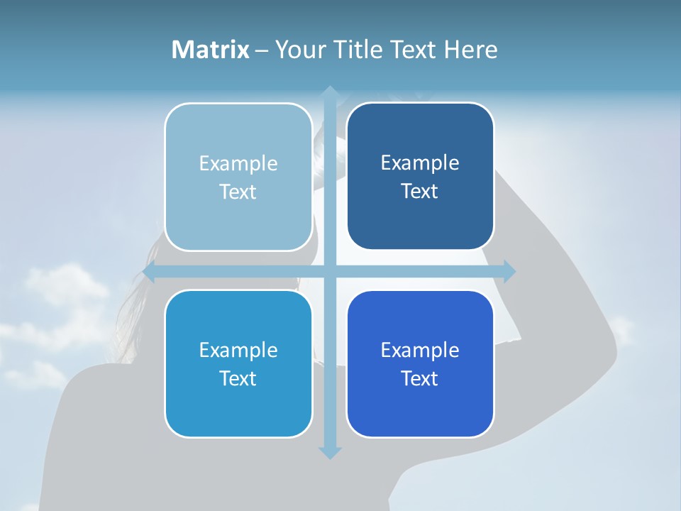 Lone Wolf Howling In Winter. PowerPoint Template