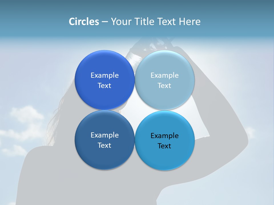 Lone Wolf Howling In Winter. PowerPoint Template