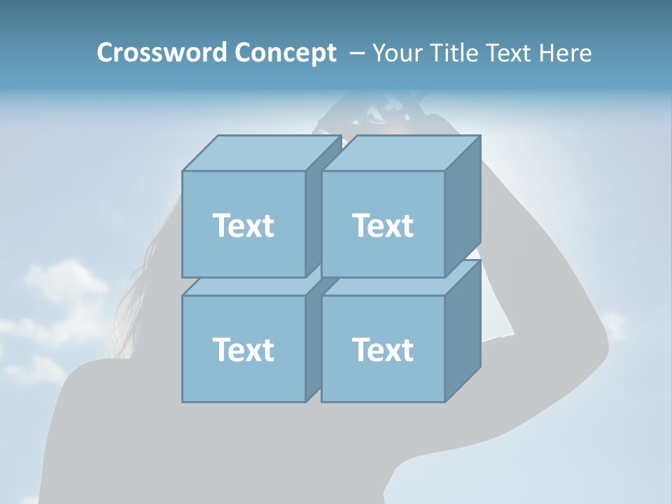 Lone Wolf Howling In Winter. PowerPoint Template