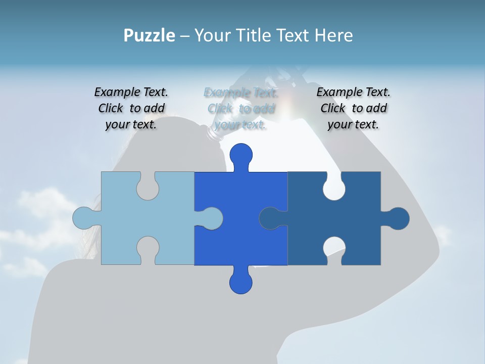 Lone Wolf Howling In Winter. PowerPoint Template