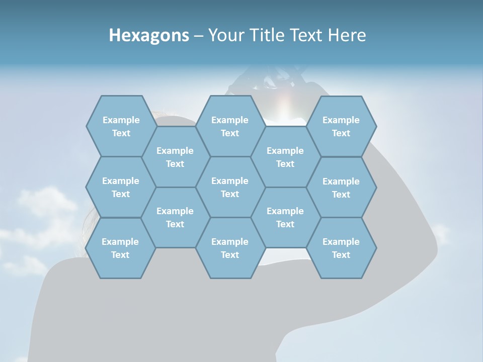Lone Wolf Howling In Winter. PowerPoint Template
