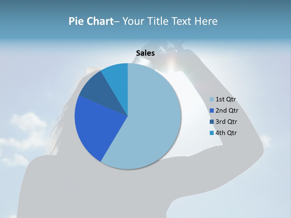 Lone Wolf Howling In Winter. PowerPoint Template