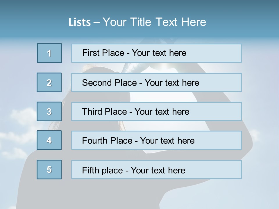 Lone Wolf Howling In Winter. PowerPoint Template