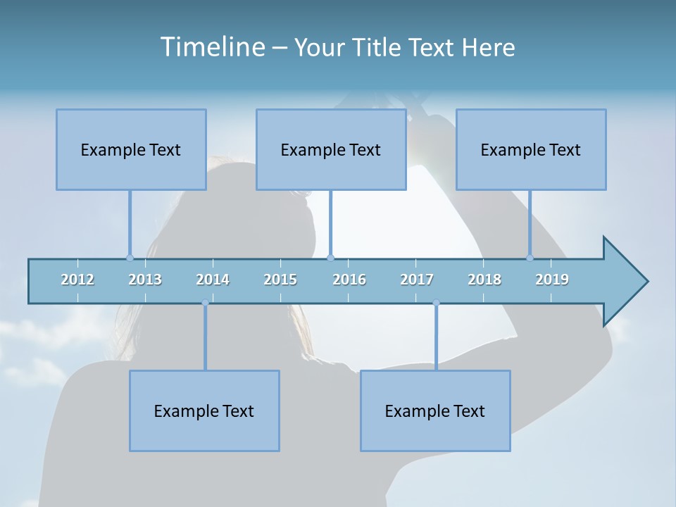 Lone Wolf Howling In Winter. PowerPoint Template