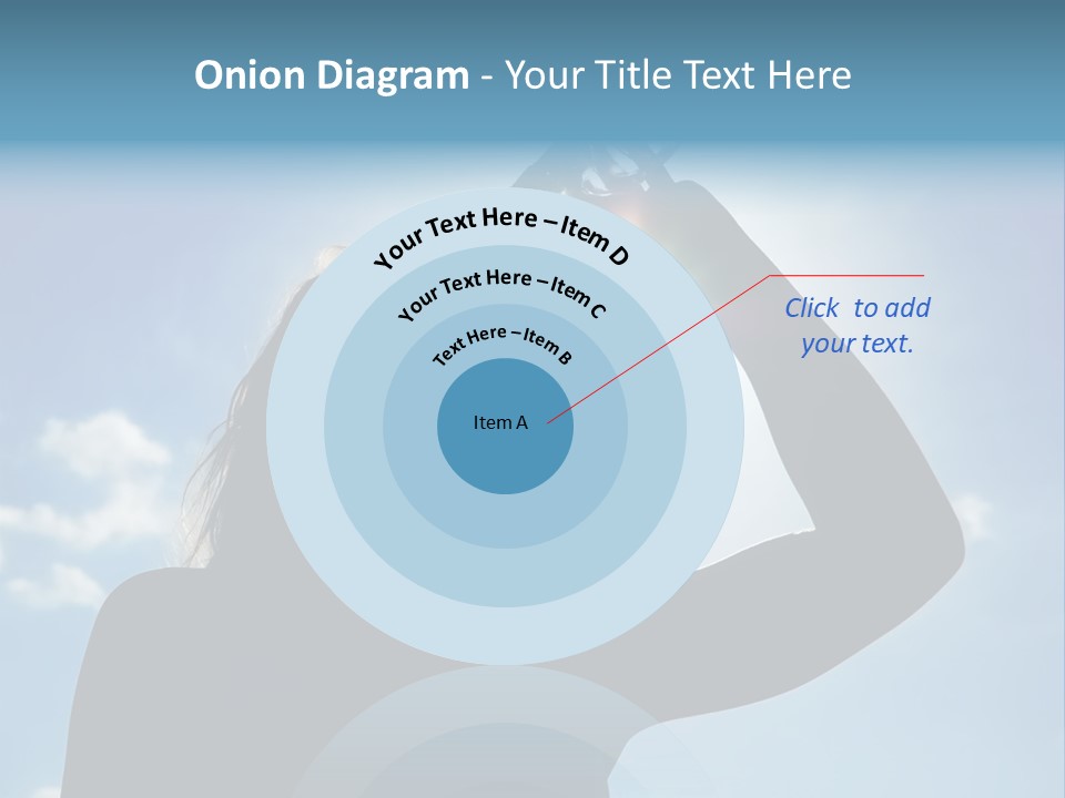 Lone Wolf Howling In Winter. PowerPoint Template