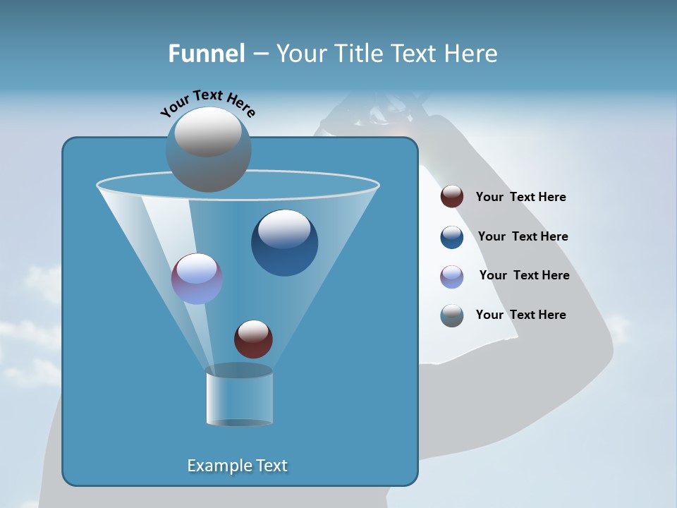 Lone Wolf Howling In Winter. PowerPoint Template