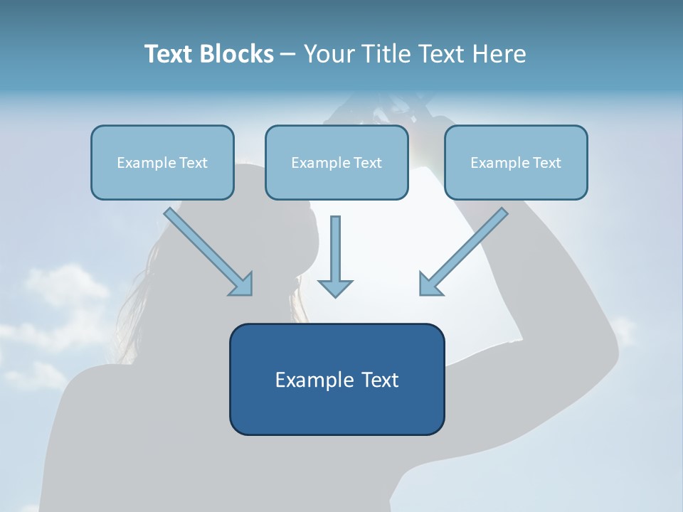 Lone Wolf Howling In Winter. PowerPoint Template