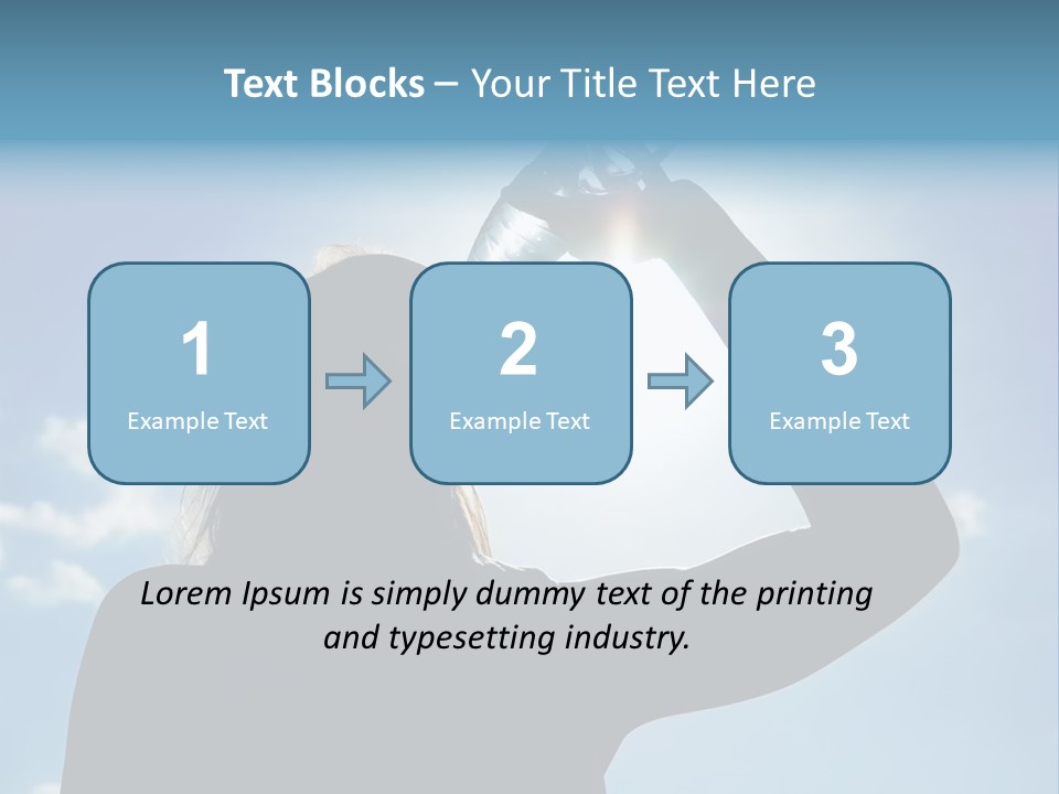Lone Wolf Howling In Winter. PowerPoint Template