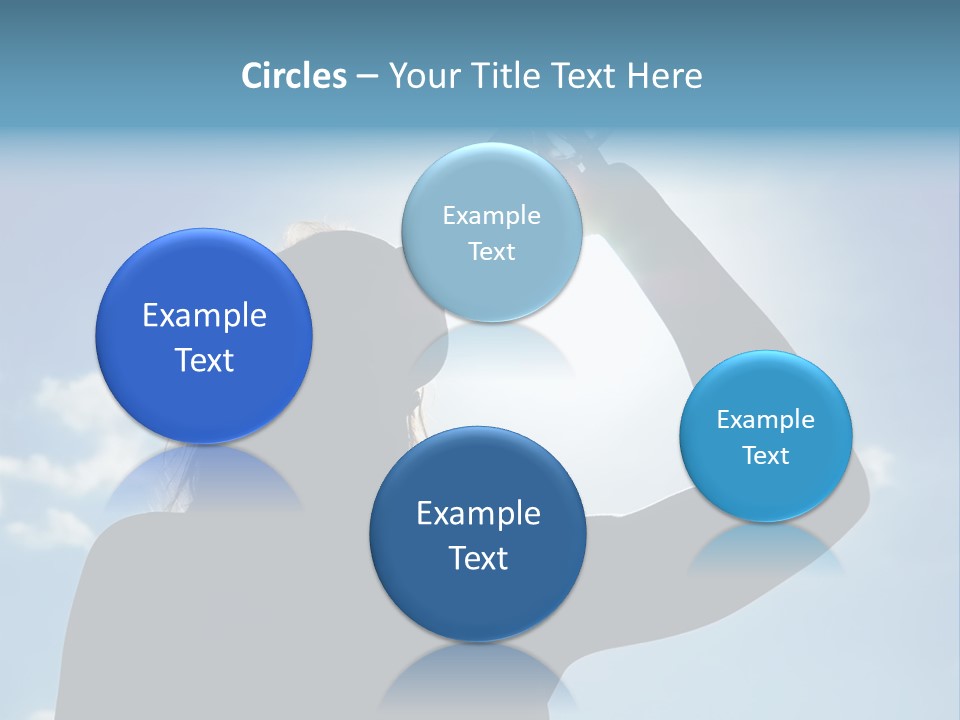 Lone Wolf Howling In Winter. PowerPoint Template
