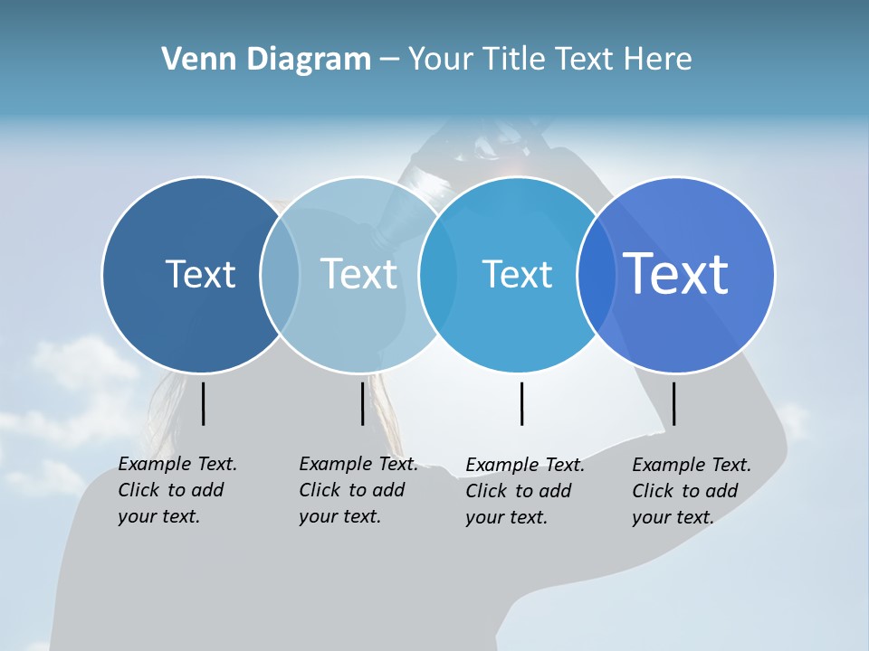 Lone Wolf Howling In Winter. PowerPoint Template
