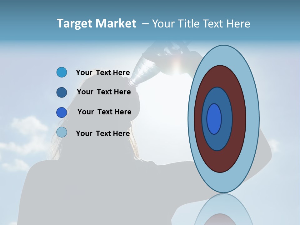 Lone Wolf Howling In Winter. PowerPoint Template