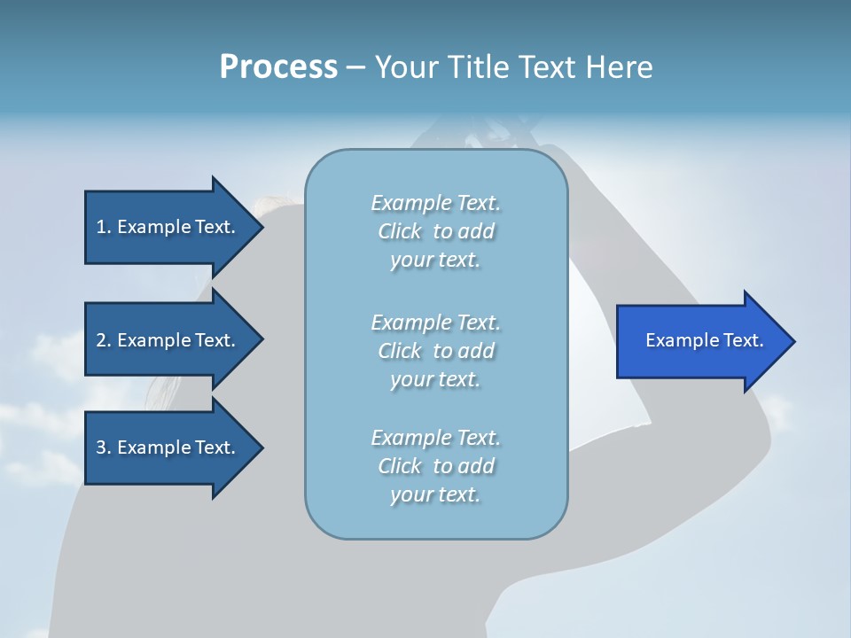 Lone Wolf Howling In Winter. PowerPoint Template