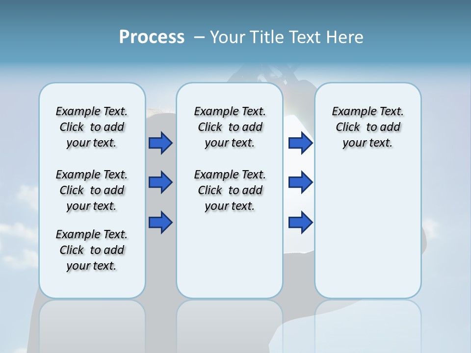 Lone Wolf Howling In Winter. PowerPoint Template