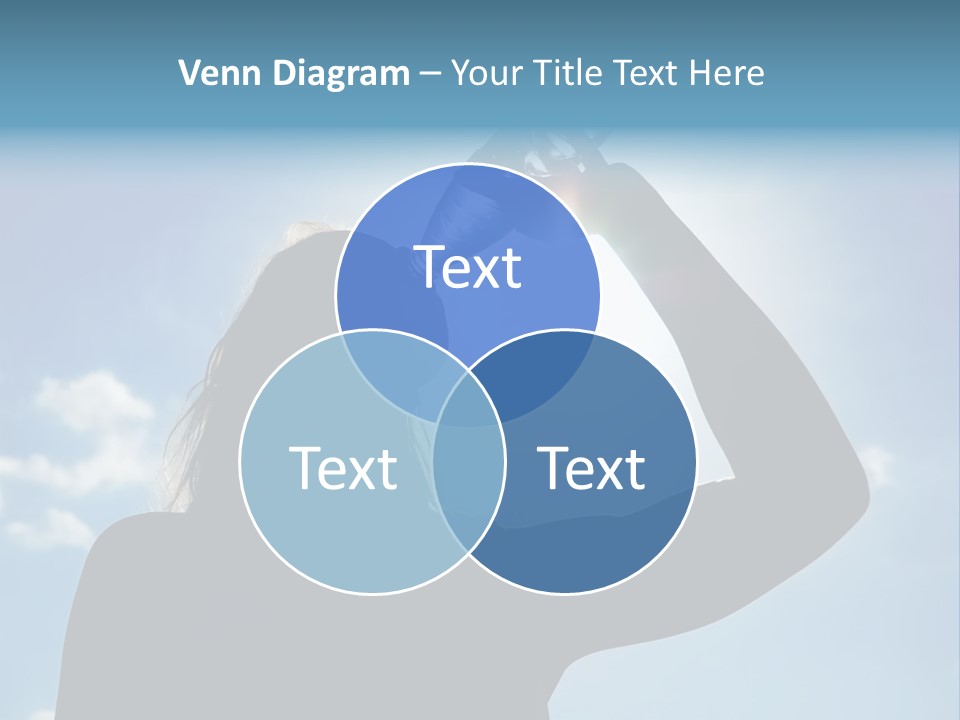 Lone Wolf Howling In Winter. PowerPoint Template