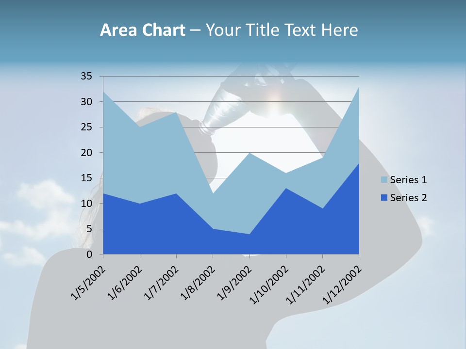 Lone Wolf Howling In Winter. PowerPoint Template