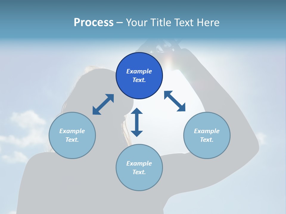 Lone Wolf Howling In Winter. PowerPoint Template
