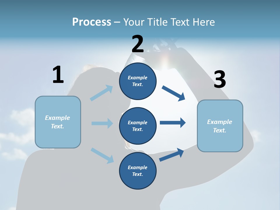 Lone Wolf Howling In Winter. PowerPoint Template