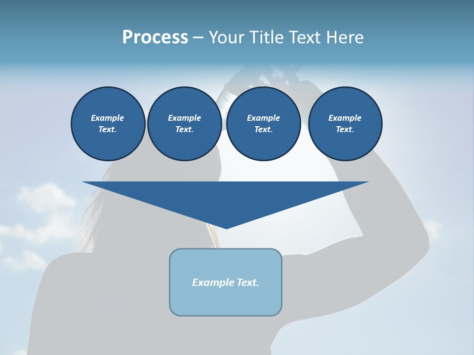 Lone Wolf Howling In Winter. PowerPoint Template
