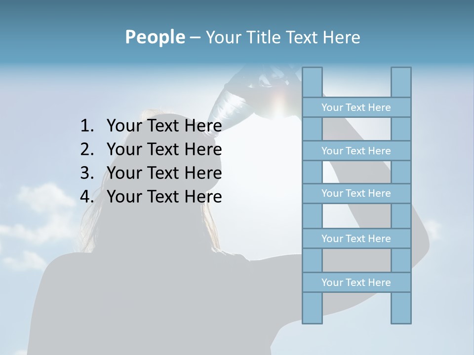 Lone Wolf Howling In Winter. PowerPoint Template