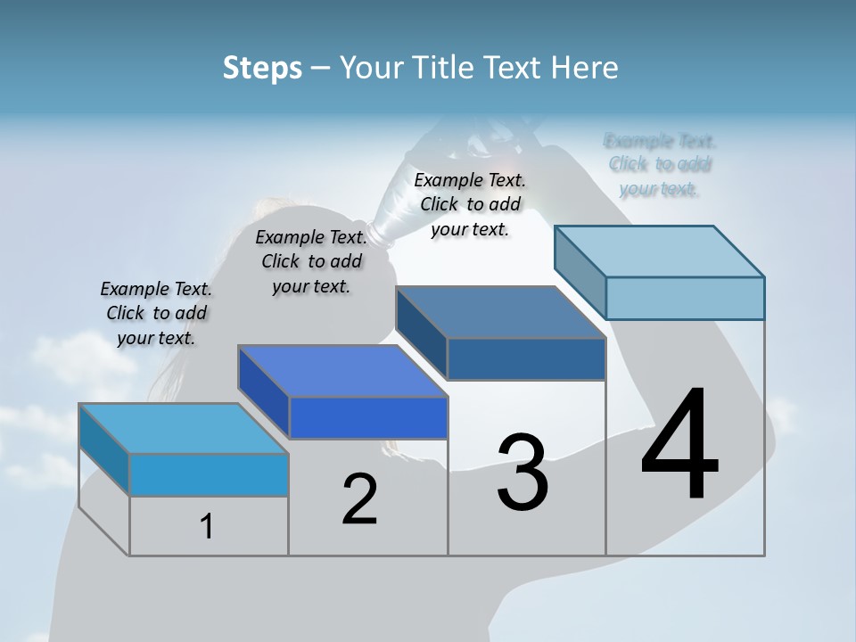 Lone Wolf Howling In Winter. PowerPoint Template